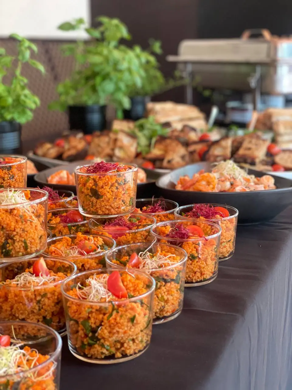 Bulgursalat Im Glas Catering Buffet