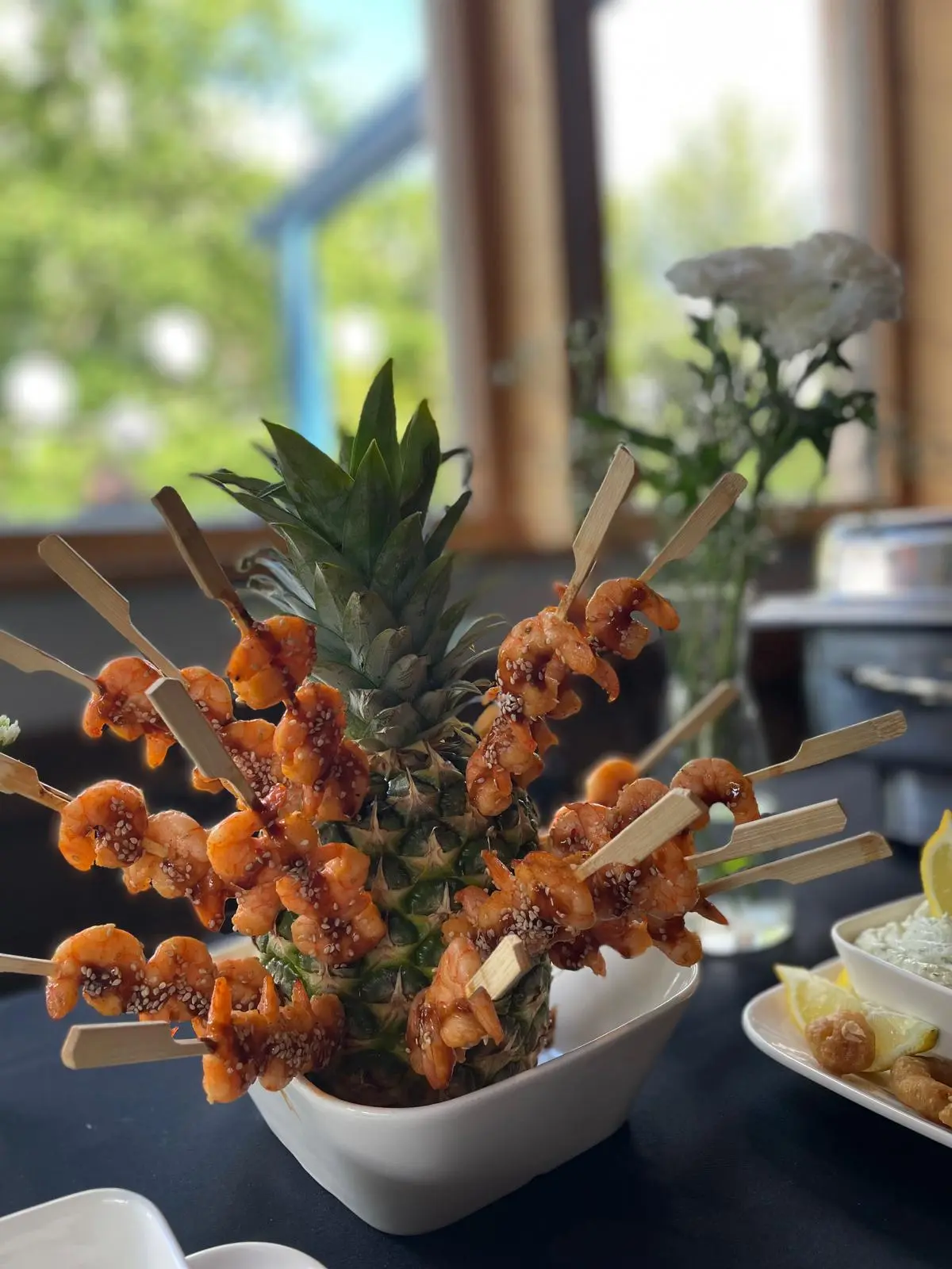 Garnelen Spieße Catering